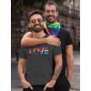 imagePride Love Rainbow Gay Shirts Equality LGBTQHeather Dark Gray