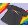 imagePride Love Rainbow Gay Shirts Equality LGBTQHeather Dark Gray