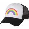 imagePride Parade Trucker Hat Gay ampamp Lesbian Pride Rainbow Flag Trucker Hat Mesh Cap One Size redWhite