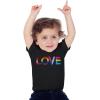 imageTractor Loads of Love Rainbow Shirt Equality LGBTQ Gay Pride Shirts LGBT Month Toddler Kids TShirtBlack