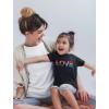 imageTractor Loads of Love Rainbow Shirt Equality LGBTQ Gay Pride Shirts LGBT Month Toddler Kids TShirtBlack