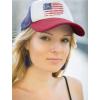 imageTstars American Flag Hat 4th of July Trucker Mesh Cap Patriotic Hats for Men WomenBlueWhiteRed