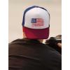 imageTstars American Flag Hat 4th of July Trucker Mesh Cap Patriotic Hats for Men WomenBlueWhiteRed