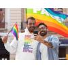 imageTstars Love is Love LGBT Pride Hoodie Rainbow Sweatshirt Gay Equality Hoodies for MenWhite