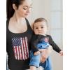 imageTstars Mommy and Me 4th of July Shirts American Flag Mom and Baby Matching OutfitsMom Black  Baby Black