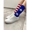 imageTstars Stars and Stripes American Flag Socks Men Women Memorial Day 4th of July Patriotic Red White Blue Crew Sock USA Flag