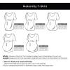 imageTstars Very Cute Baby Footprints  Pregnant Mom to Be Maternity Tank Top Medium Black