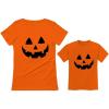 imageJack O Lantern Pumpkin Mom ampamp Toddler Matching Set Cute Halloween Costume ShirtsMom Orange  Toddler Orange