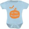 imageMy First Halloween Baby Outfit Cute Pumpkin Infant Baby Bodysuit Newborn Aqua
