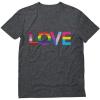 imagePride Love Rainbow Gay Shirts Equality LGBTQHeather Dark Gray