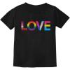 imageTractor Loads of Love Rainbow Shirt Equality LGBTQ Gay Pride Shirts LGBT Month Toddler Kids TShirtBlack