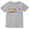 imageTractor Loads of Love Rainbow Shirt Equality LGBTQ Gay Pride Shirts LGBT Month Toddler Kids TShirtGray
