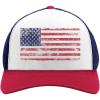 imageTstars American Flag Hat 4th of July Trucker Mesh Cap Patriotic Hats for Men WomenBlueWhiteRed