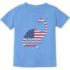 imageUSA Dinosaur American Flag Shirt 4th of July Gift Youth Kids TShirtCalifornia Blue