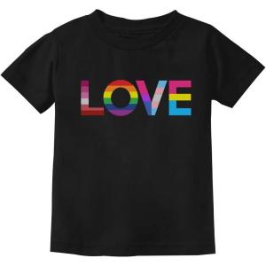 imageTractor Loads of Love Rainbow Shirt Equality LGBTQ Gay Pride Shirts LGBT Month Toddler Kids TShirtBlack
