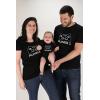 imageFamily Matching Outfits Mom Dad Baby Son Daughter Player Gaming Shirts Gift SetDad Black  Mom Black  Baby Black