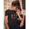 imageFunny Low Battery Mom and Child Mothers Day Matching Shirts Set Gifts for Moms Mother Daughter Son OutfitsMom Black  Child Black