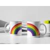 imageLGBT Pride Coffee Mugs Rainbow Flag Gay Pride Matching Mugs Couples Rainbow Mug Rainbow Mug Set 15 OunceRainbow Mug Set