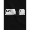 imageMom ampamp Her GirlBoy Copy Paste Matching Set Mother ampamp DaughterSon TShirtsMom Black  Child Black