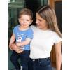 imageMy Heart Belongs to Mommy Gifts to Mom from Son Daughter Mothers Day Shirts for Kids Toddler Youth Kids TShirtDino Belongs  California Blue