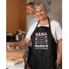 imageNANAS Love Is Endless  Gift for Mothers Day Grandma Cooking Chef Apron One Size Black