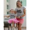 imageTough Mama Mommy and Me Matching Outfits Mothers Day Mom and Daughter Son ShirtsMom Gray  Child Gray