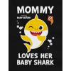 imageTstars 1st Mothers Day Baby Shark Doo Doo Doo Outfit Mom Gifts Baby Boy Girl Bodysuit Loves Baby SharkBlack