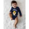 imageTstars Baby Shark Doo Doo Doo Outfit 1st Mothers Day Baby Boy Girl Long Sleeve Bodysuit Mommys Lil SharkGray
