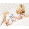 imageTstars Blessed to Be Her Mom Matching Outfit Set Mother and Baby Shirts for Mothers Day ampamp New MomsMom White  Daughter White
