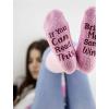 imageTstars Fuzzy Socks for Women Funny Gifts for Mom Wife If You Can Read This Pink Sock Bring Me Pink OS