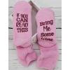 imageTstars Fuzzy Socks for Women Funny Gifts for Mom Wife If You Can Read This Pink Sock Bring Me Pink OS