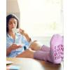 imageTstars Fuzzy Socks for Women Funny Gifts for Mom Wife If You Can Read This Pink Sock Bring Me Pink OS