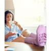 imageTstars Fuzzy Socks for Women Funny Gifts for Mom Wife If You Can Read This Pink Sock Off Duty Pink OS