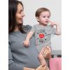 imageTstars I Love My Gigi Grandma Outfits for Baby Boy Girl Valentines Day Infant BodysuitShort Sleeve  Gray