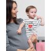imageTstars I Love My Gigi Grandma Outfits for Baby Boy Girl Valentines Day Infant BodysuitShort Sleeve  GrayWhite