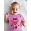 imageTstars I Love My Gigi Grandma Outfits for Baby Boy Girl Valentines Day Infant BodysuitShort Sleeve  Pink