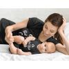 imageTstars Ok But First Coffee Mom and Baby Matching Set Funny Shirts for Mothers Day ampamp New MomsMom Black  Baby Black