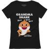 imageGrandma Shark Doo Doo Doo Baby Shark Nana Women TShirtBlack