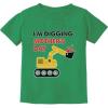 imageIm Digging Mothers Day Tractor Loving Boys Gift Toddler Infant Kids TShirtGreen