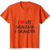 imageKids I love My Grandpa ampamp Grandma Grandkid Gift Kids TShirtOrange