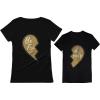 imageMom and Daughter Matching Outfits Best Friends Women Shirt Toddler Girl T ShirtMom Black  Girl Black