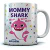 imageMommy Shark Coffee Mug for Mom Mothers Day Funny Baby Shark Mug Mother Daughter or Mother Son Gifts Baby Shark Doo doo doo Mom Ceramic Mug Mom Birthday Gifts Novelty Mug 15 Ounce White