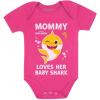 imageTstars 1st Mothers Day Baby Shark Doo Doo Doo Outfit Mom Gifts Baby Boy Girl Bodysuit Loves Baby SharkWow Pink