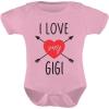 imageTstars I Love My Gigi Grandma Outfits for Baby Boy Girl Valentines Day Infant BodysuitShort Sleeve  Pink