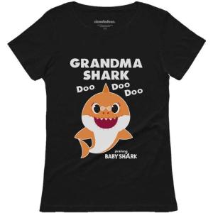 imageGrandma Shark Doo Doo Doo Baby Shark Nana Women TShirtBlack