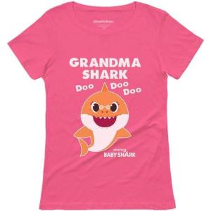 imageGrandma Shark Doo Doo Doo Baby Shark Nana Women TShirtPink