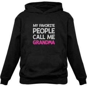 imageGrandma Sweatshirt Hoodie Gifts for Gigi Grammy Grandmother Womens Nana HoodiesBlack