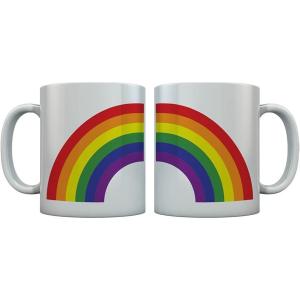 imageLGBT Pride Coffee Mugs Rainbow Flag Gay Pride Matching Mugs Couples Rainbow Mug Rainbow Mug Set 15 OunceRainbow Mug Set