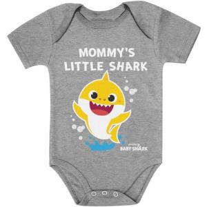 imageTstars 1st Mothers Day Baby Shark Doo Doo Doo Outfit Mom Gifts Baby Boy Girl Bodysuit Mommys Lil SharkGray