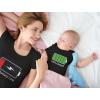 imageBattery Low 100 Charged Mommy and Baby Girl Boy Matching Outfits Funny Mothers Day Mother ampamp Daughter Son Shirts